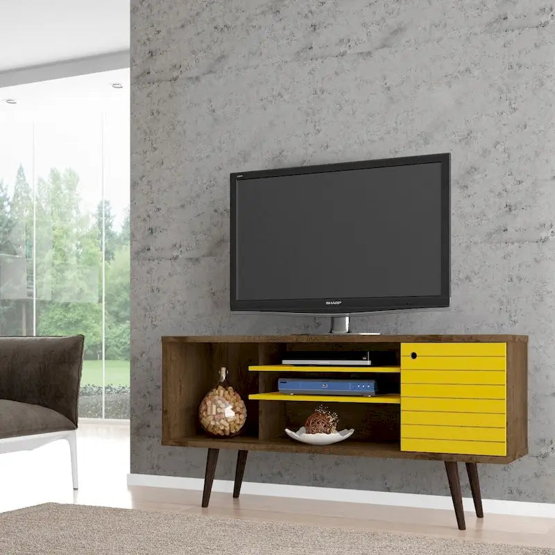 Manhattan Comfort Liberty 5-shelf Media Console Cabinet