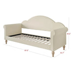 Chaise Upholstered Twin Daybed