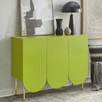 Lifestorey Ingrid 3-Door Scalloped Mid-Century Sideboard