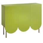 Lifestorey Ingrid 3-Door Scalloped Mid-Century Sideboard