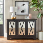 Simple Living Reflections Mirrored Front Buffet/ Console