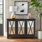Simple Living Reflections Mirrored Front Buffet/ Console