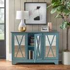 Simple Living Reflections Mirrored Front Buffet/ Console