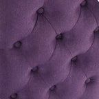 Roundhill Furniture Leviton Solid Wood Tufted Dining Chair (Set of 2)