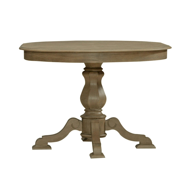 Magnolia Manor 5 Piece Pedestal Table Set