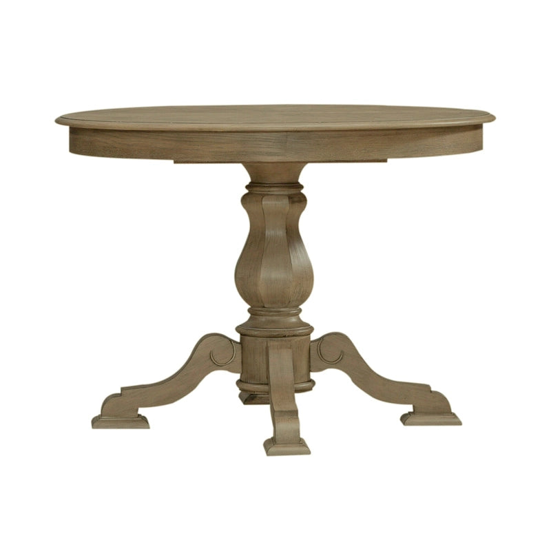 Magnolia Manor 5 Piece Pedestal Table Set