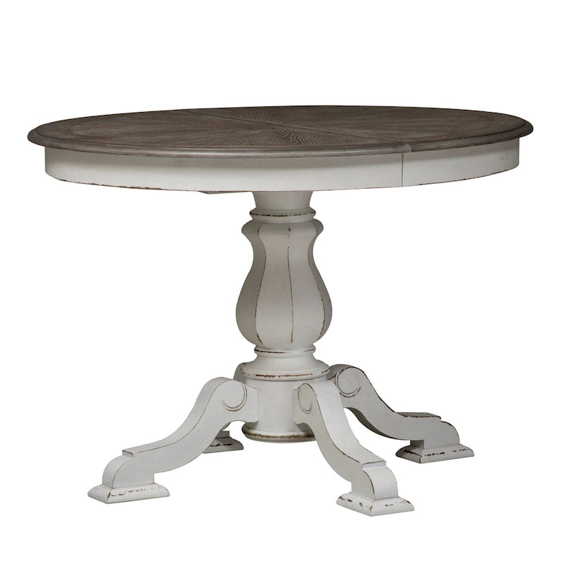 Magnolia Manor 5 Piece Pedestal Table Set