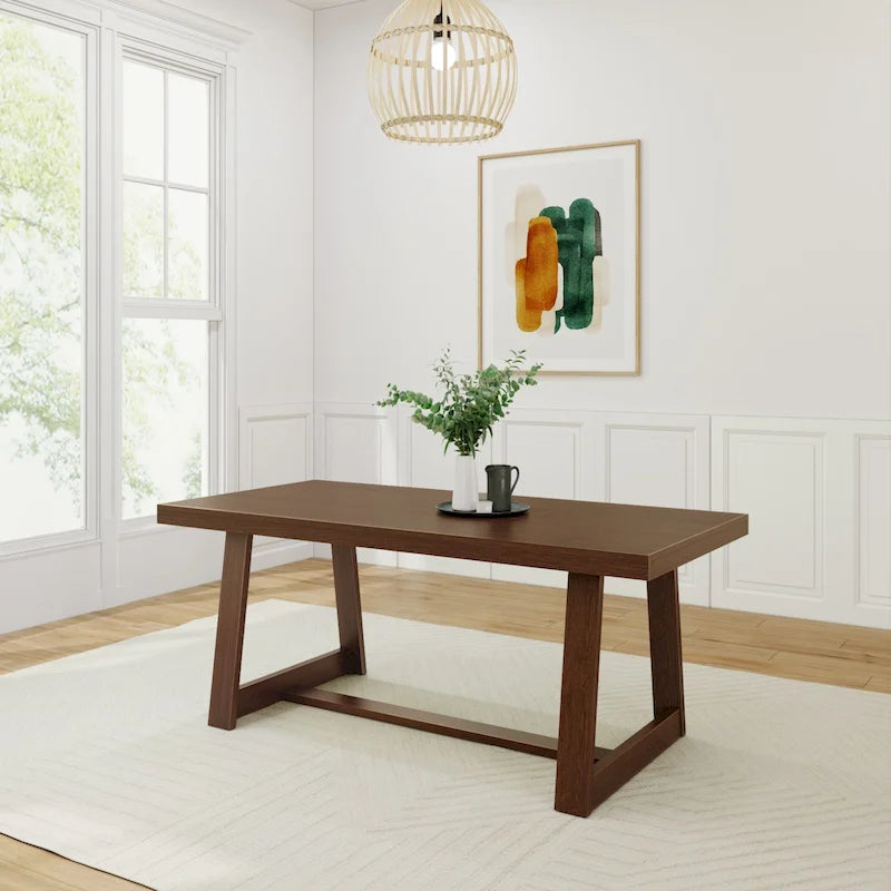 Plank and Beam Classic Solid Wood Dining Table - 72