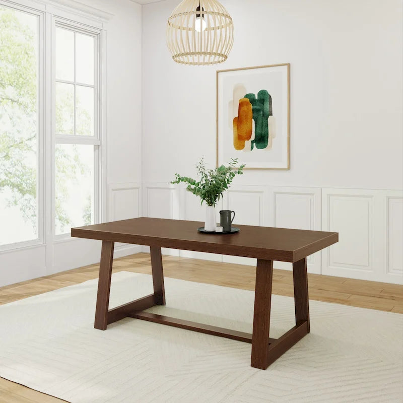 Plank and Beam Classic Solid Wood Dining Table - 72