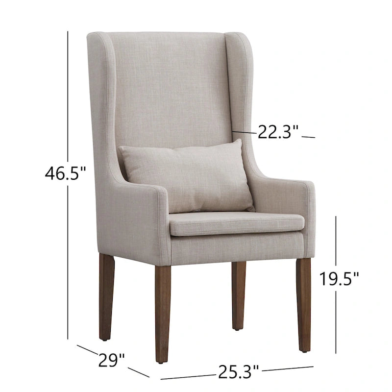 Potomac Wingback Host Chair by iNSPIRE Q Artisan