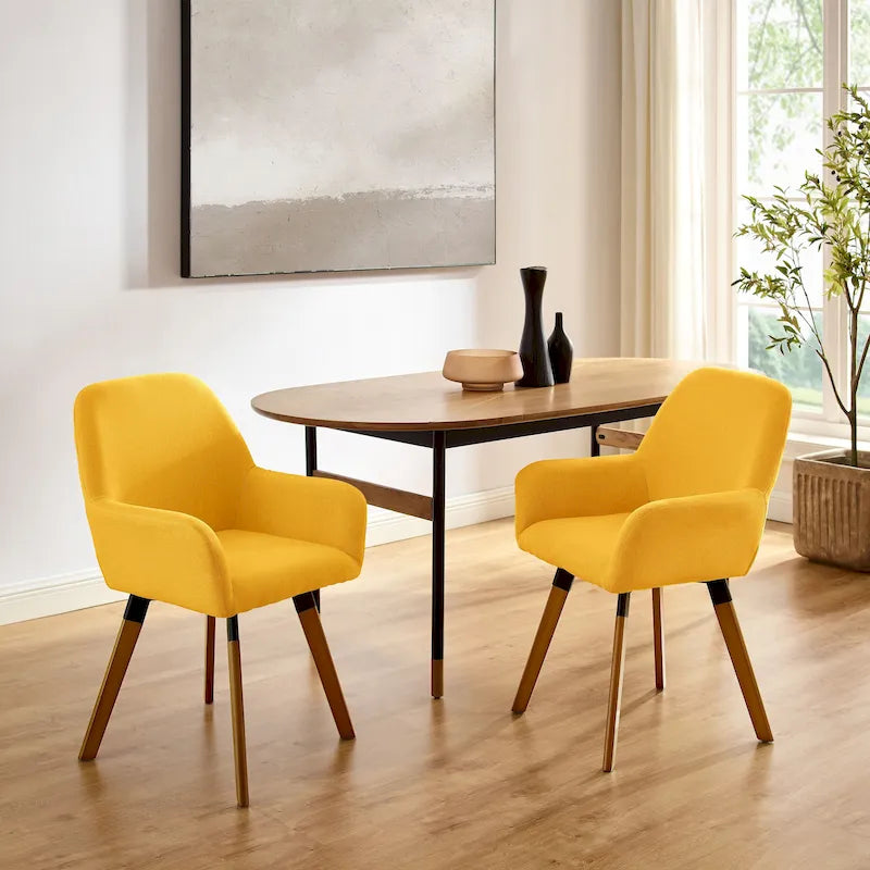 Art Leon Swivel Accent Dining Chairs (Set of 2)