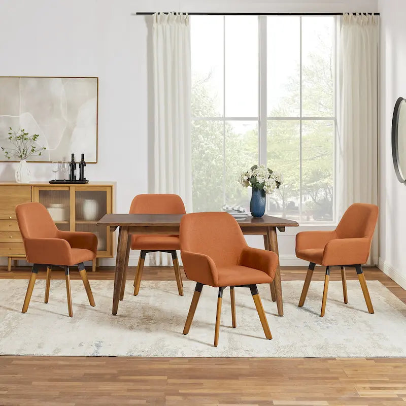 Art Leon Swivel Accent Dining Chairs (Set of 2)