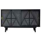 Bidi Mid-Century Modern Solid Wood 2-shelf Buffet by Furniture of America