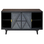 Bidi Mid-Century Modern Solid Wood 2-shelf Buffet by Furniture of America