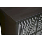 Bidi Mid-Century Modern Solid Wood 2-shelf Buffet by Furniture of America