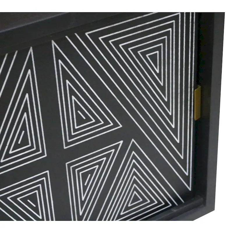 Bidi Mid-Century Modern Solid Wood 2-shelf Buffet by Furniture of America