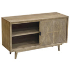 Bidi Mid-Century Modern Solid Wood 2-shelf Buffet by Furniture of America
