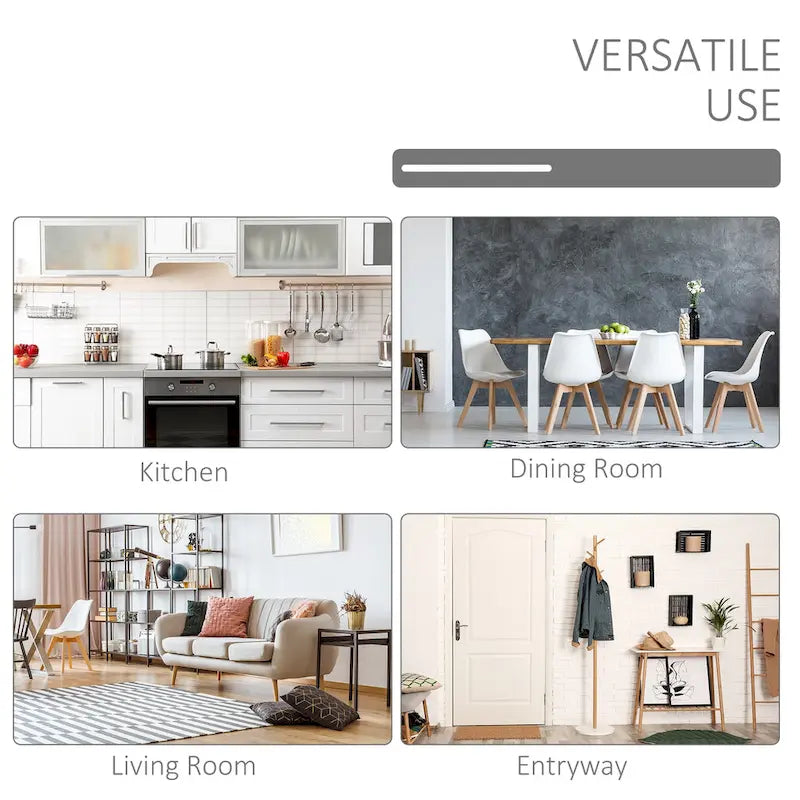 HOMCOM Accent Kitchen Buffet and Hutch Wooden Storage Cupboard with Glass Framed Door, and Microwave Space