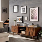 Kieran Mid-Century Wood 2-Drawer TV Stand by iNSPIRE Q Modern