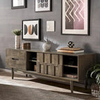 Kieran Mid-Century Wood 2-Drawer TV Stand by iNSPIRE Q Modern