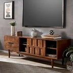 Kieran Mid-Century Wood 2-Drawer TV Stand by iNSPIRE Q Modern
