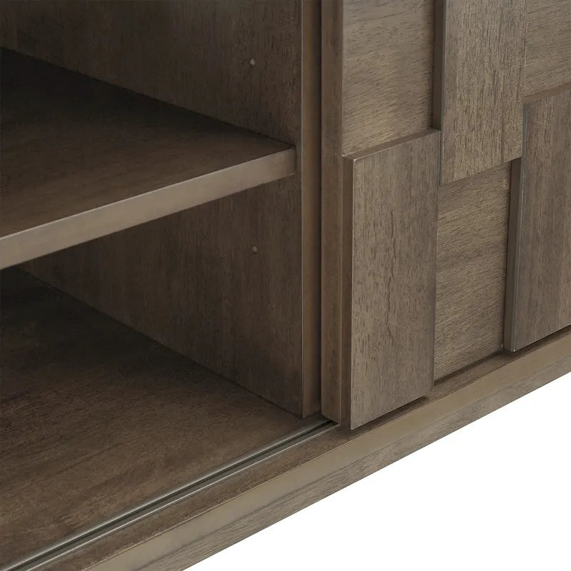 Kieran Mid-Century Wood 2-Drawer TV Stand by iNSPIRE Q Modern