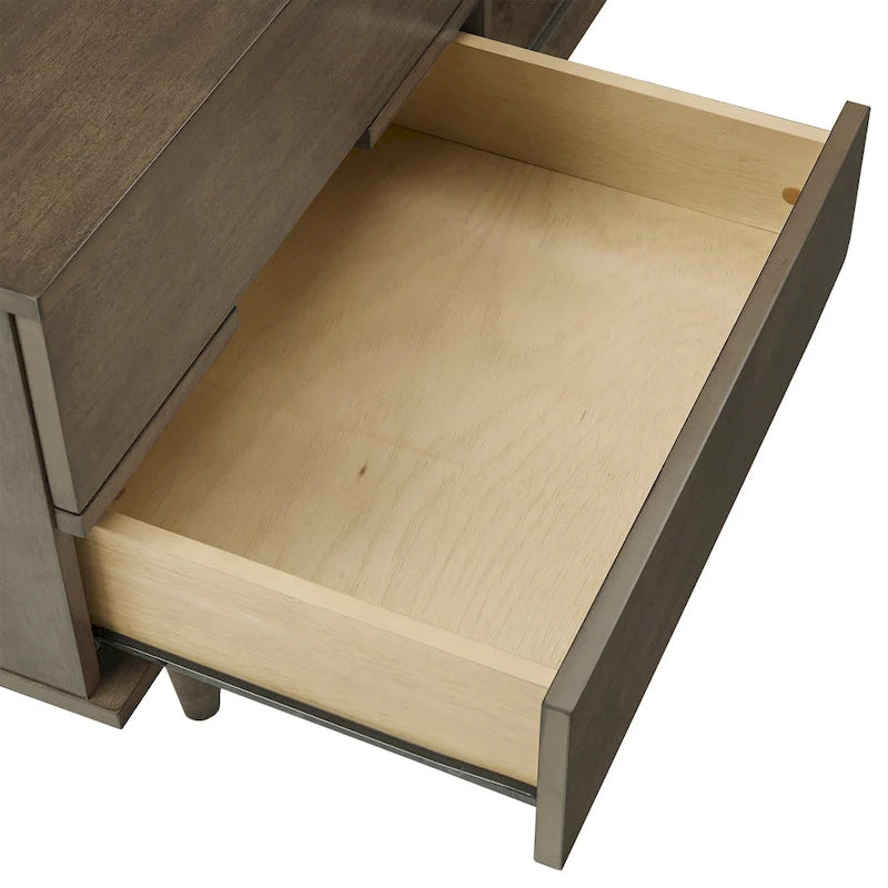 Kieran Mid-Century Wood 2-Drawer TV Stand by iNSPIRE Q Modern