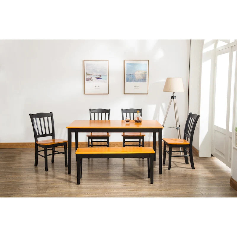 Boraam Shaker Collection 6-piece Dining Bench Dining Collection