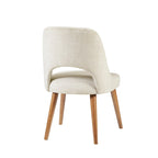 INK+IVY Nola Upholstered Dining Side Chairs with Cutout Back design (Set of 2)