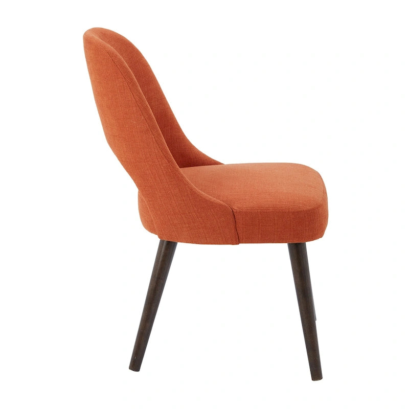 INK+IVY Nola Upholstered Dining Side Chairs with Cutout Back design (Set of 2)