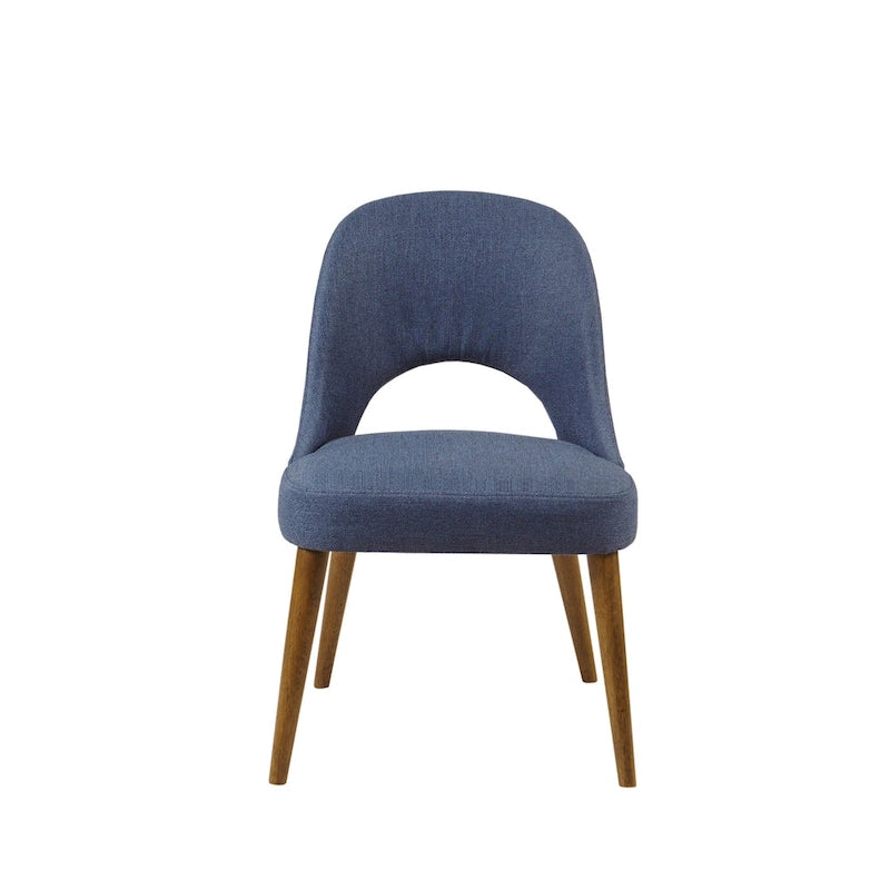 INK+IVY Nola Upholstered Dining Side Chairs with Cutout Back design (Set of 2)