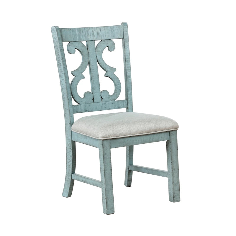 Sylmer Farmhouse Wood Dining Chairs (Set of 2) by Furniture of America