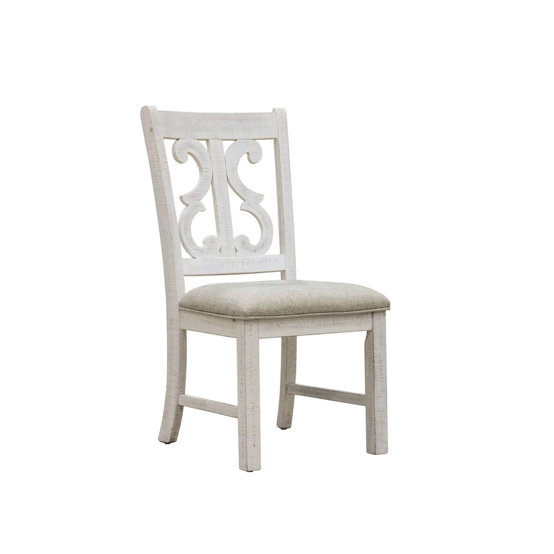 Sylmer Farmhouse Wood Dining Chairs (Set of 2) by Furniture of America