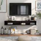 Rydstorp Modern 60-inch 2-Shelf Wall-mounted TV Console by Carson Carrington