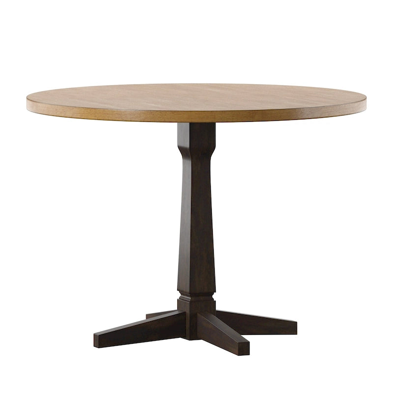 Eleanor Round Two-Tone Dining Table by iNSPIRE Q Classic