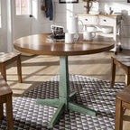 Eleanor Round Two-Tone Dining Table by iNSPIRE Q Classic