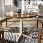 Eleanor Round Two-Tone Dining Table by iNSPIRE Q Classic