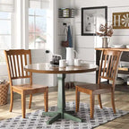 Eleanor Round Two-Tone Dining Table by iNSPIRE Q Classic
