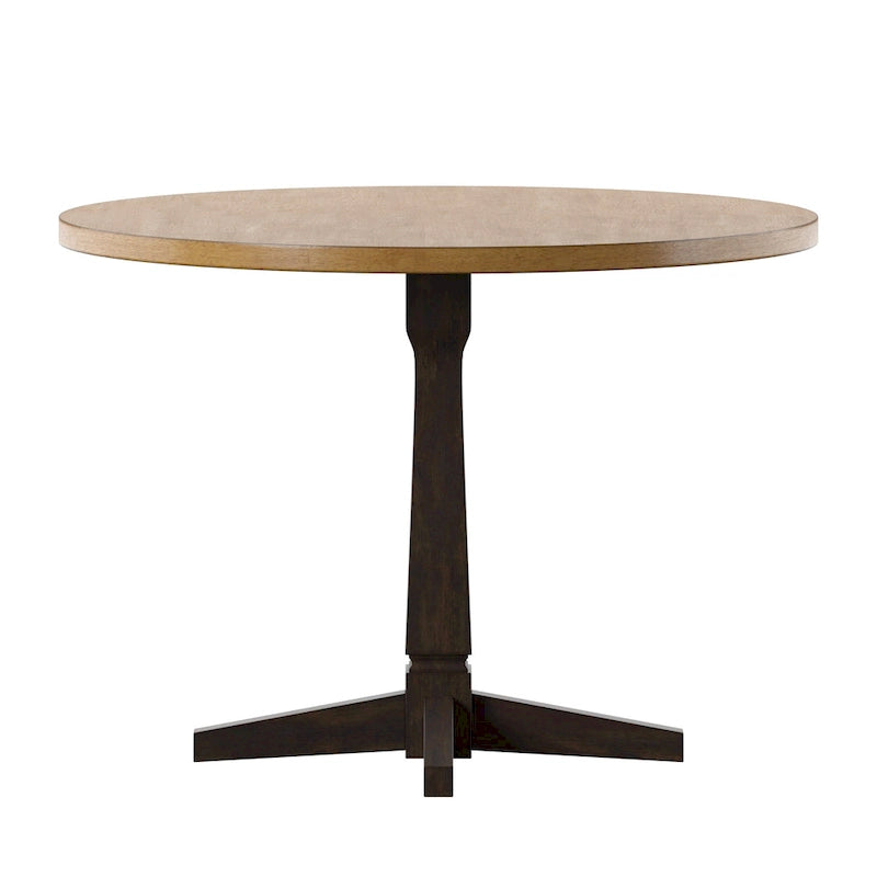 Eleanor Round Two-Tone Dining Table by iNSPIRE Q Classic