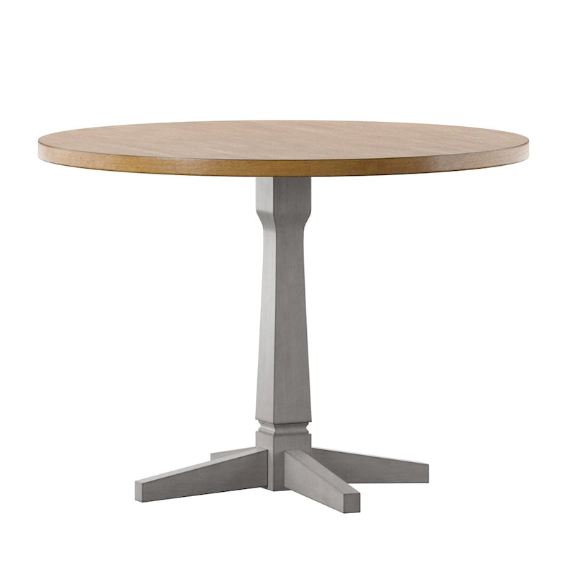 Eleanor Round Two-Tone Dining Table by iNSPIRE Q Classic