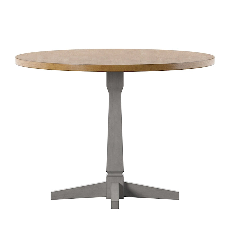 Eleanor Round Two-Tone Dining Table by iNSPIRE Q Classic