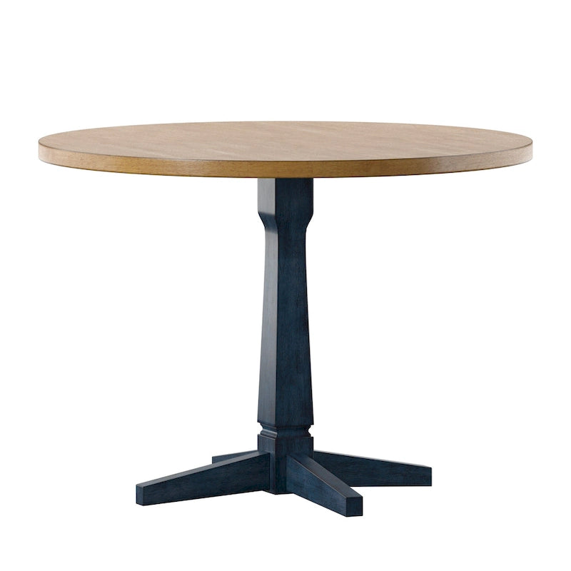 Eleanor Round Two-Tone Dining Table by iNSPIRE Q Classic
