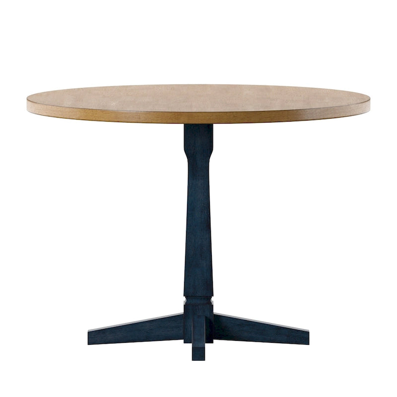 Eleanor Round Two-Tone Dining Table by iNSPIRE Q Classic
