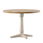 Eleanor Round Two-Tone Dining Table by iNSPIRE Q Classic