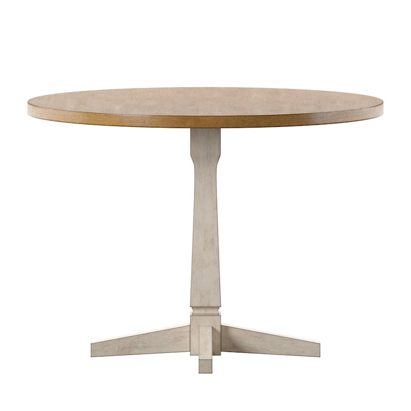 Eleanor Round Two-Tone Dining Table by iNSPIRE Q Classic