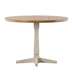 Eleanor Round Two-Tone Dining Table by iNSPIRE Q Classic