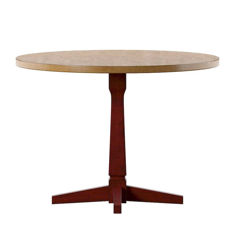 Eleanor Round Two-Tone Dining Table by iNSPIRE Q Classic