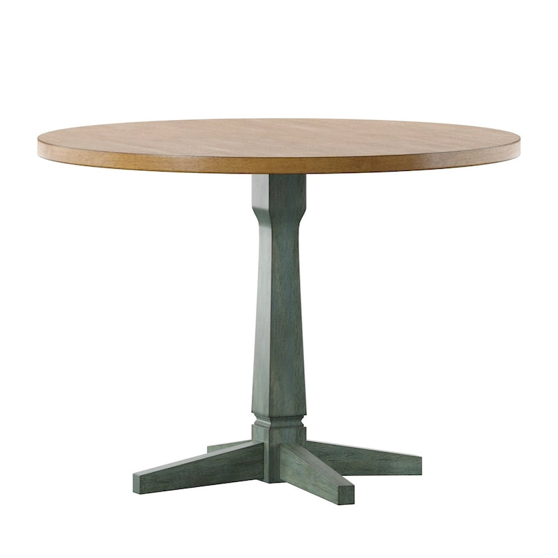 Eleanor Round Two-Tone Dining Table by iNSPIRE Q Classic