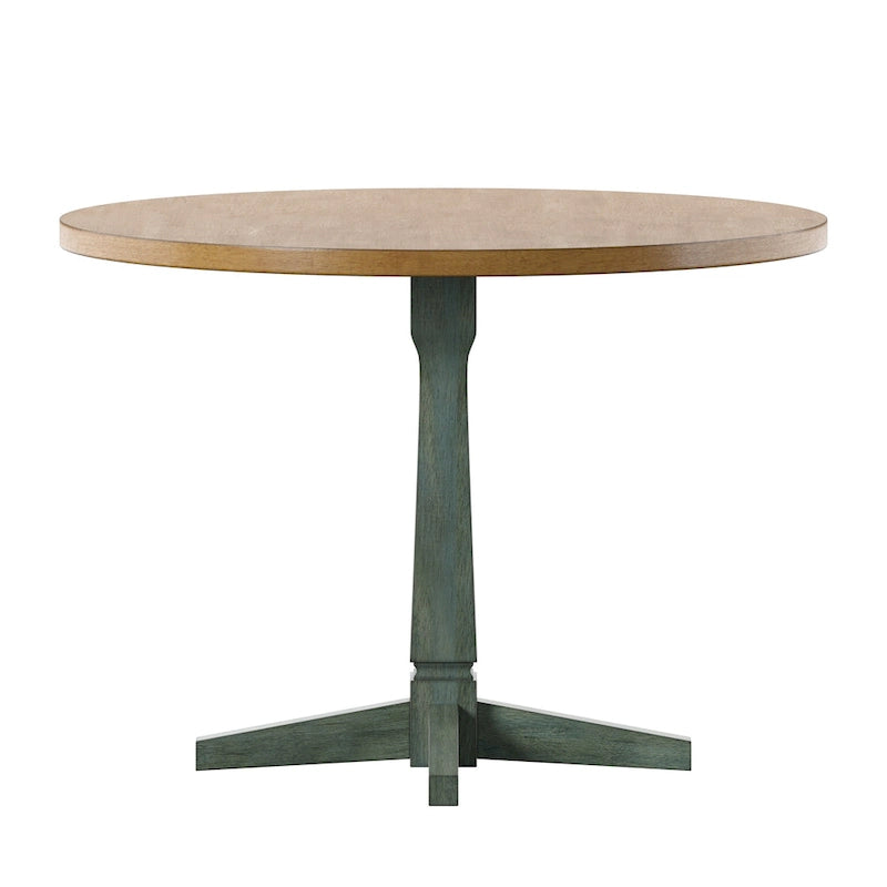 Eleanor Round Two-Tone Dining Table by iNSPIRE Q Classic