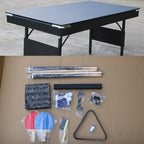 65.7 Portable 3-in-1 Game Tables,Pool,Ping Pong,Tabletop for Home - N/A